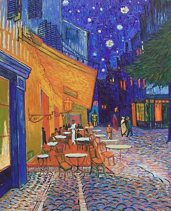 





















Caféterrasse am Abend - 
van Gogh